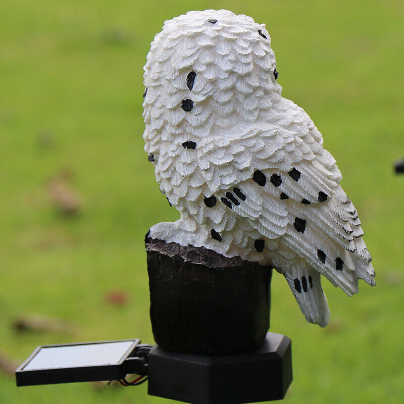 Solar Power LED Owl Parrot Lawn Light